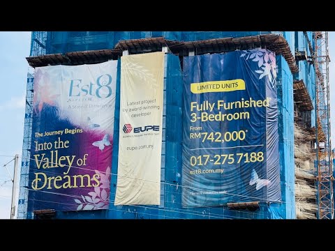 [4K60FPS] ‼️Est8 @ Seputeh | Mid Valley City, fully furnished‼️ (Malaysia)