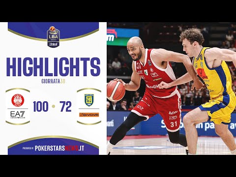 EA7 Emporio Armani Milano - Givova Scafati | PokerstarsNews Highlights Serie A Unipol 2024/2025