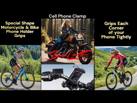 Motorcycle and Bicycle Phone Holder
