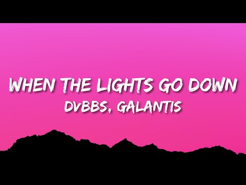 YouTube video about: When the lights go down lyrics?