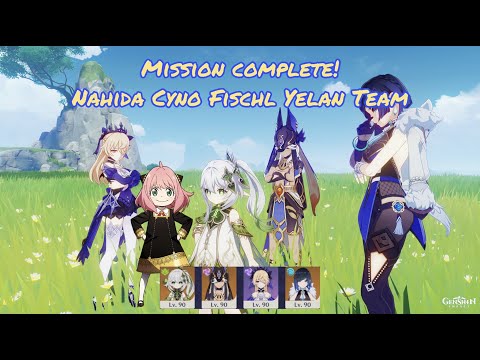 Nahida Cyno Fischl Yelan Team - Spiral Abyss 3.1 / 3.2