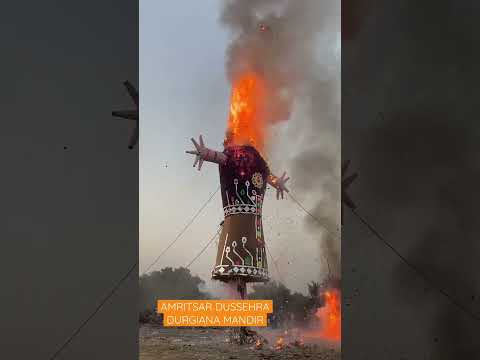 AMRITSAR RAVAN DAHAN || DURGIANA MANDIR || DUSSEHRA || RAMLEELA || JAI SHREE RAM |AMRITSAR HANUMAN