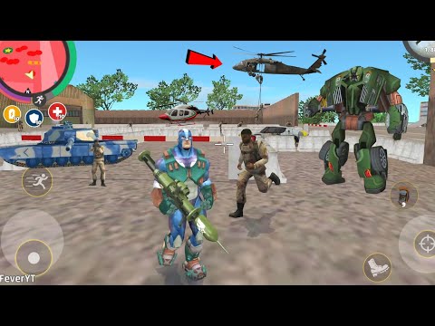 Rope Hero: Vice Town (Rope Hero in Army Base New Superhero) New Update 6.1.3 - Android Gameplay HD