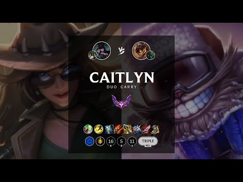 Caitlyn ADC vs Ziggs - EUW Master Patch 12.11