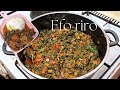 HOW TO MAKE EFO RIRO WITH SHOKO. A NIGERIAN VEGETABLE SOUP