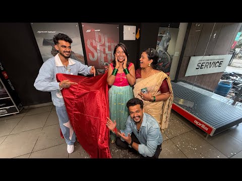 ಹೊಸ Bike Gift Akkaಗೆ 😌🫶🏻 | Akka full emotional adlu | Samsameer_insta