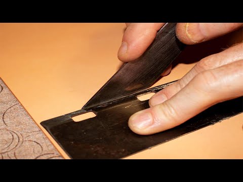 How to cut the leather in three different way | FP PELLETTERIE