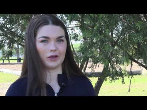 Young rider Claudia Hobson talks about competing at the Sydney CDI for the first time