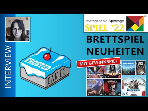 SPIEL 22 Neuheiten + Gewinn / Frosted GamesVorschau auf der Spielmesse SPIEL 2022 in Essen
