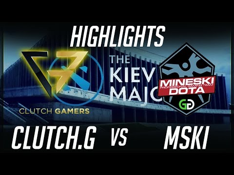 Clutch vs Mineski The Kiev Major 2017 SEA Highlights Dota 2