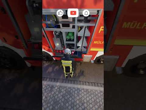 Emergency Call 112 - German Firefighters Fire Respond #firefighter #ambulance #emergency #simulator