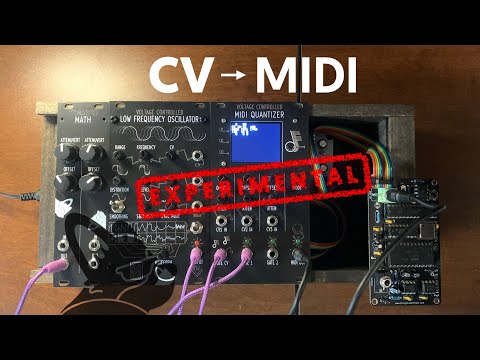 Experiment Demo: CV to MIDI EuroRack Module