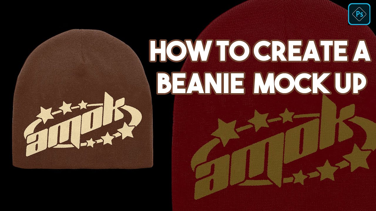EASIEST WAY TO CREATE A BEANIE MOCKUP (PHOTOSHOP TUTORIAL)