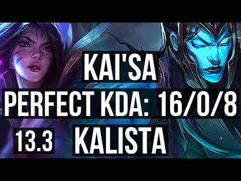 KAI'SA & Nautilus vs KALISTA & Thresh (ADC) | 16/0/8, Legendary, 700+ games | EUW Master | 13.3