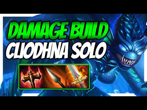 FULL DAMAGE CLIODHNA IS BROKEN! - Smite Season 10 Ranked Cliodhna solo