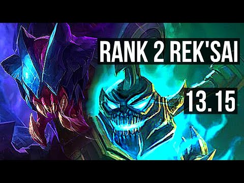REK'SAI vs HECARIM (JNG) | Rank 2 Rek'Sai, 6/0/6, Rank 12, Dominating | KR Challenger | 13.15