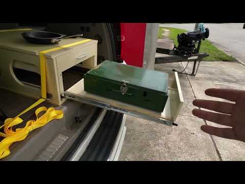 Overland Kitchen, Vehicle Camping Table with Drawer