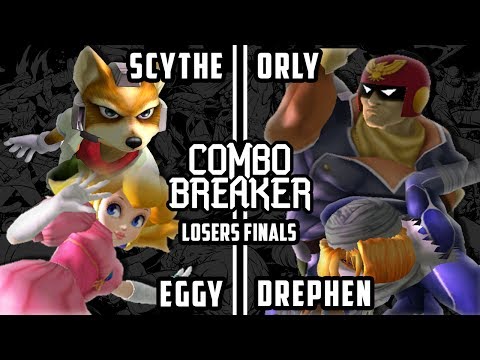 Combo Breaker 2017 Smash Melee - Scythe & Eggy vs Drephen & ORLY - Melee Doubles Losers Finals