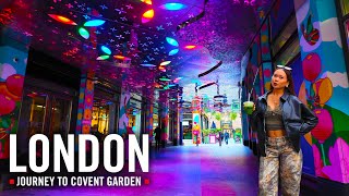 London Walking Tour 4K – China Town to Covent Garden