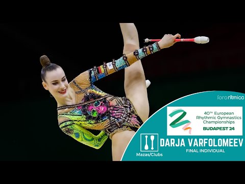 Darja Varfolomeev (GER) - Mazas/Clubs - FINAL INDIVIDUAL - Budapest EC 2024