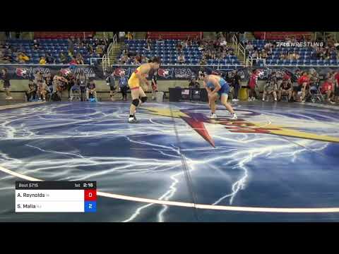 170 Lbs Consi Of 64 #2 - Aiden Reynolds, Indiana Vs Stephen Malia, New Jersey Be36