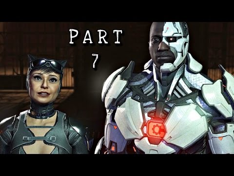 INJUSTICE 2 Walkthrough Gameplay Part 7 - Cyborg and Catwoman