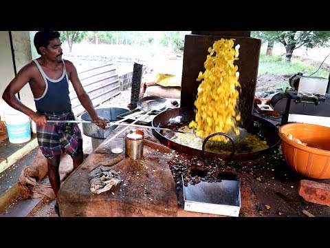 King of Banana Chips - kerala Nendran Banana Chips Making   Must watch