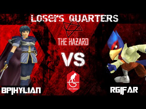 The Hazard 2016 - SSBM Losers Quarters - BP | Hylian vs XTR | Bimbo