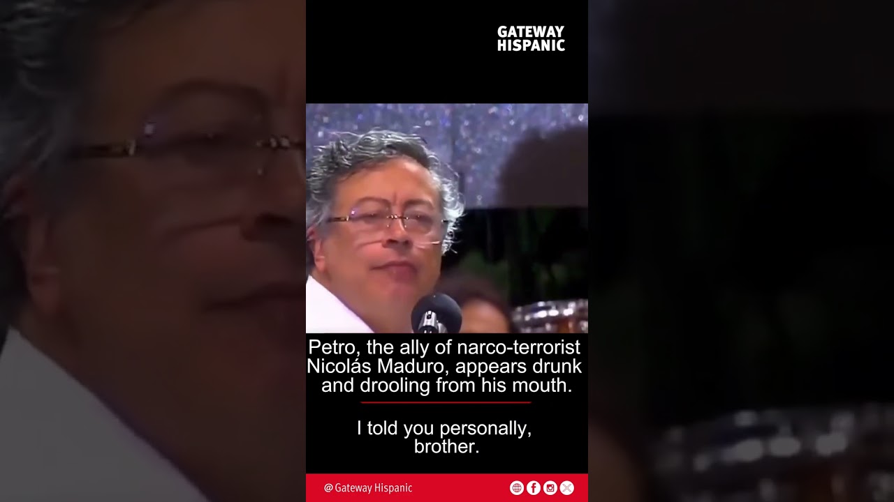 Petro appears drunk and drooling from his mouth