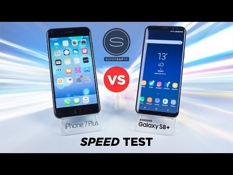 Galaxy S8 vs iPhone 7 Plus SPEED Test (Exynos 8895)