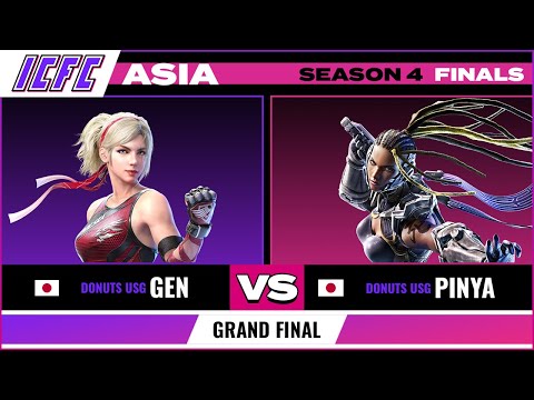 DONUTS USG Gen vs DONUTS USG Pinya - ICFC TEKKEN ASIA: Season 4 Finals - Grand Final