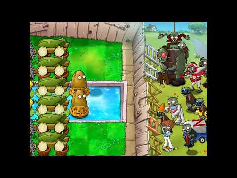 Plants vs Zombies Survival Endless Part 81 8000-8100 Flags