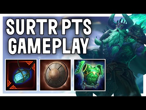 MORE PRO SURTR PTS GAMEPLAY - Surtr Solo PTS Conquest