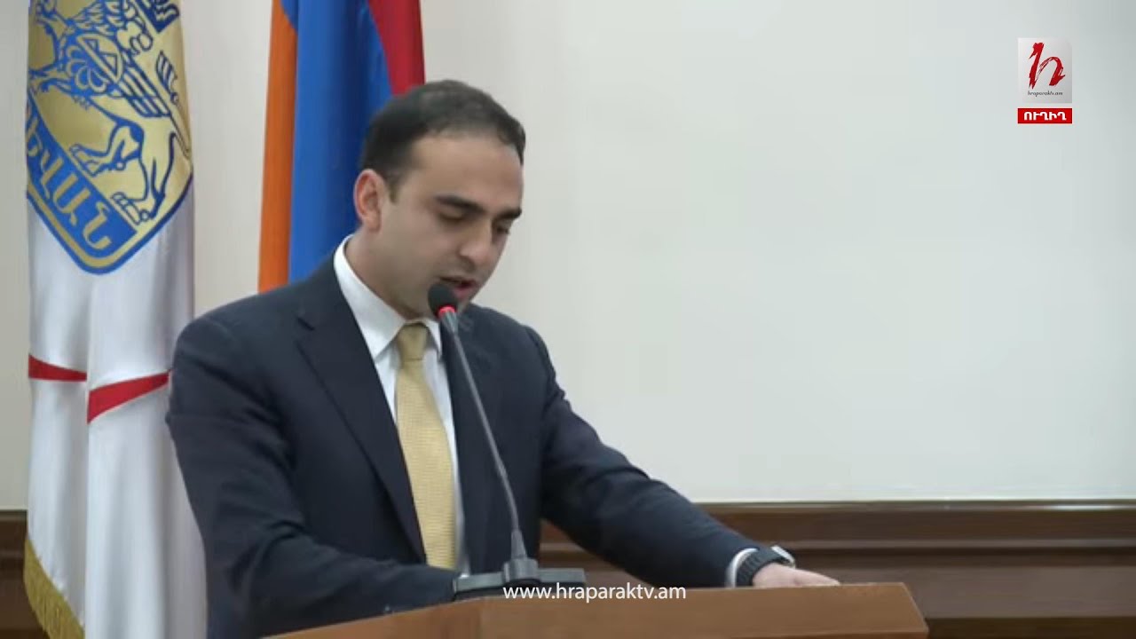 Տիգրան Ավինյանն առաջին անգամ ելույթ ունեցավ որպես քաղաքապետ