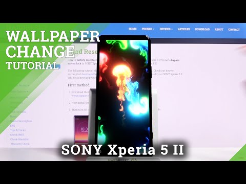 How to Download & Apply Live Wallpaper Magic Fluids on SONY Xperia 5 II – Locate Unique Wallpaper