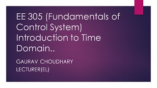 Download Lagu EE 305 Introduction to time domain, Gaurav Choudhary Thumbnail