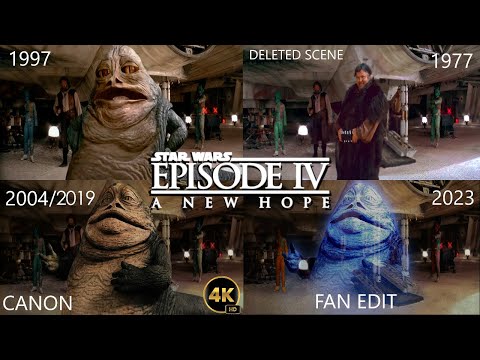 Jabba's First Scene | 1977 - 2023 | A New Hope Comparison.