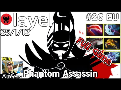 layel plays Phantom Assassin!!! Dota 2 Full Game 7.20