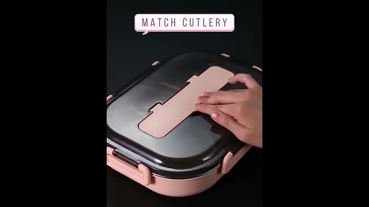 Watch video square microwave 4/5 compartment insulated plastic bento lunch box Now square microwave 4/5 compartment insulated plastic bento lunch box