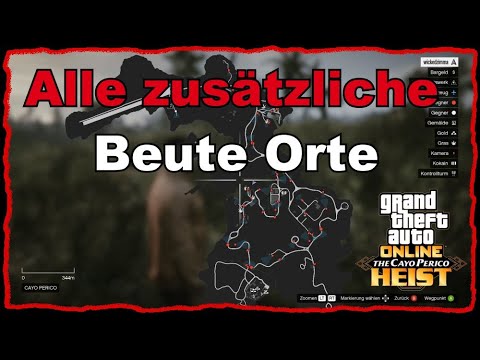 Cayo Perico Heist - Alle 11 Nebenbeute Orte - Solo Insel schnell und einfach auspähen - gta 5 online