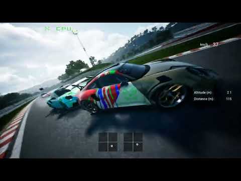 ​ @Uncrashed_FPV_Sim : Car chasing / #drift Track - #fpvsimulator #drifting