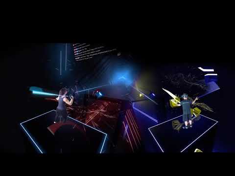 An epic BEAT SABER mixed reality collaboration! 4 Player - 1 Song! For freedom and peace!