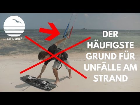 KITESURFEN HOWTO *** Einfacher Trick für deine Sicherheit am Strand***