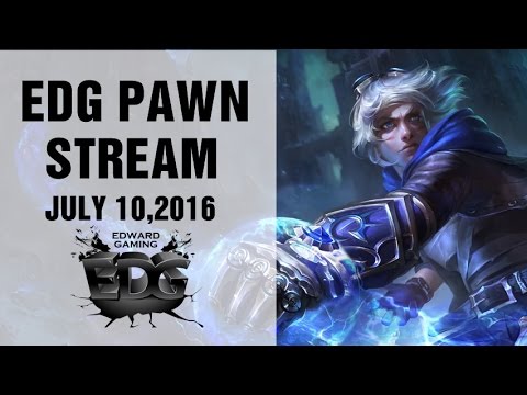 [ July 9, 2016 ] EDG Pawn | Ezreal vs Twitch | Kr challenger | s6 live stream