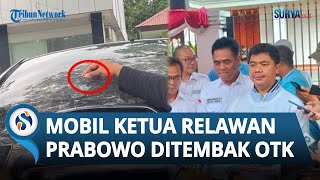 MENCEKAM! Diduga Ada Motif Politik Jelang Pilpres, Mobil Ketua Relawan Prabowo-Gibran Ditembak OTK