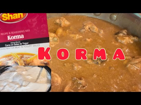 KORMA Chicken Curry- Recipe #tonga  #poly #cooking #smallyoutubersupport #indian #kormamasala