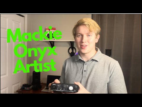 A solid interface, the Mackie Onyx Artist