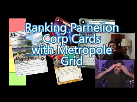 Ranking Parhelion Corp Cards - Featuring Metropole Grid