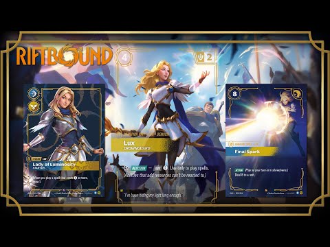 Riftbound TCG – How To Play Lux Lady of Luminosity (League of Legends Card Game)
