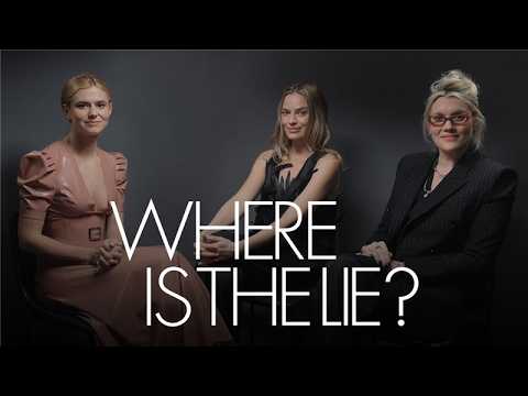 Margot Robbie, Emerald Fennell & Alison Oliver Take the Hot Seat | Where Is the Lie? | ELLE